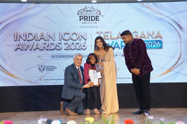 Victoria Isaac, 9, Named Young Prodigy of the Year for Music and Creative Innovation at Hyderabad’s Indian Icon Awards 2026