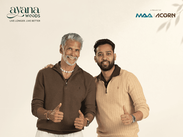 Maa Acorn signs Milind Soman as the face of Ayana Woods, Bengaluru's first longevity and wellness-anchored villa community
